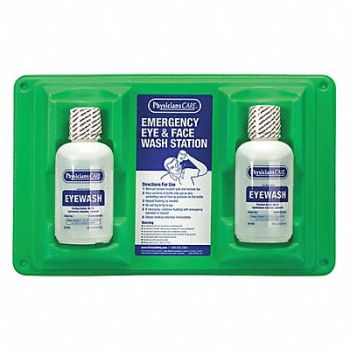 PHYSICIANSCARE Eye Wash Station 2 16 oz., 36N060