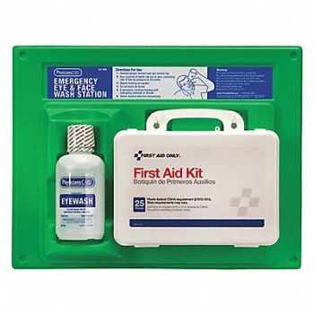 PHYSICIANSCARE First Aid and Eye Wash Bulk 160Pcs, 36N063