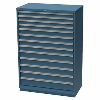 LISTA Mod Drwr Cab 59-1/2 H 13 Drwr Clssc Blue, 36N136