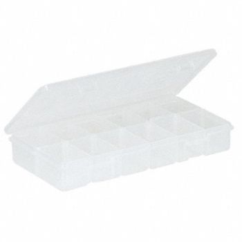 PLANO MOLDING Comprt Bx Molded Tension Clr 1.38 in, 36N215