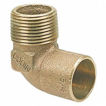 NIBCO Elbow 90 Deg Cast Bronze 1 Tube CxMNPT, 36N505