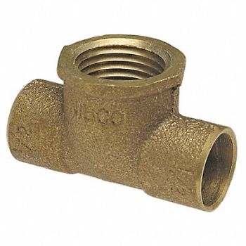 NIBCO Reducing Tee Cast Bronze 1-1/2 CxCxFNPT, 36N518