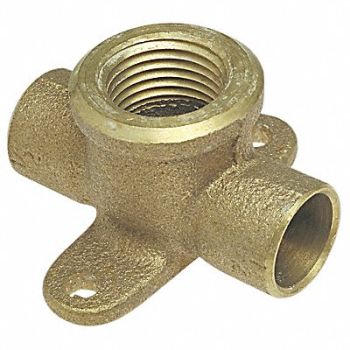 NIBCO Drop Tee LL Cast Bronze 1/2 Tube CxCxC, 40F234