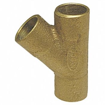 NIBCO Wye 45 Deg Cast Bronze 1 Tube CxCxC, 36N539