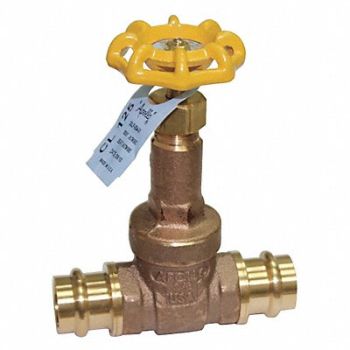 APOLLO Gate Valve 1-1/2 in Low Lead Bronze, 36N640