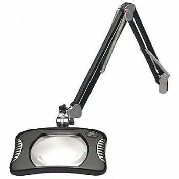 O.C. WHITE MagnifierLight Articulating AR 43in BLK, 36NA92