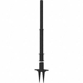 BANNER STAKES PLUS Barrier System Post Black PK5, 36NG72