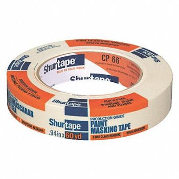 SHURTAPE Masking Tape 15/16 W 60 yd L Tan, 36NH75