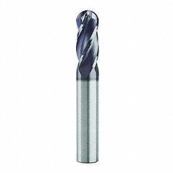 GRAINGER APPROVED Ball End Mill 3/32 Dia Carbide, 36NW93