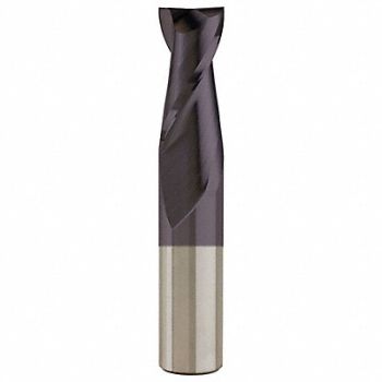 GRAINGER APPROVED End Mill 1/8 Dia 3/4 Cut Carbide, 36NU51
