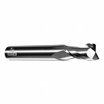 GRAINGER APPROVED Sq. End Mill Single End Carb 1/2, 36NP44