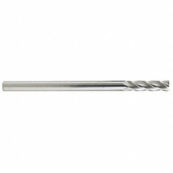 GRAINGER APPROVED End Mill 1/4 Dia 1-1/2 Cut Carbide, 36NT21