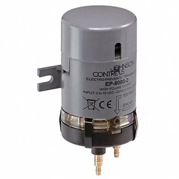 JOHNSON CONTROLS Pneumatic Transducer 10-20VDC 18-25 psi, 20RG01