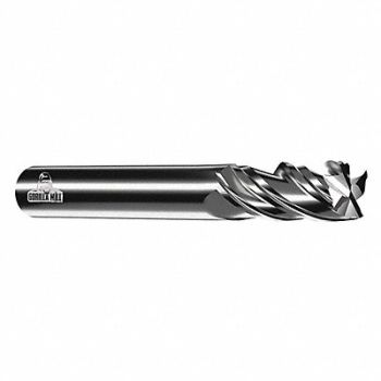 GRAINGER APPROVED Sq. End Mill Single End Carb 5/8, 36PL41