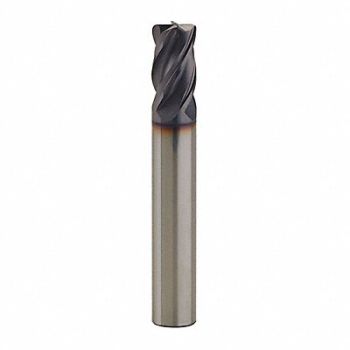 GRAINGER APPROVED CR End Mill 0.020 CR 3/8 Dia 7/8 Cut, 36PK92