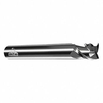 GRAINGER APPROVED Sq. End Mill Single End Carb 5/8, 36PM79