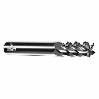 GRAINGER APPROVED Sq. End Mill Single End Carb 3/4, 36PP21
