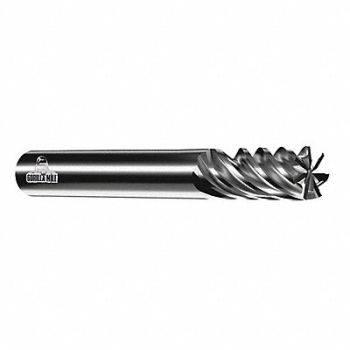 GRAINGER APPROVED Sq. End Mill Single End Carb 1/4, 36PP08