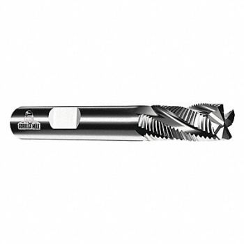 GRAINGER APPROVED Corner Chamfer End Mill 5/8 Carbide, 36PR43