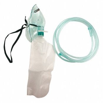 DYNAREX Hi Concntrt Oxygen Mask Adult Elong PK50, 36PW30