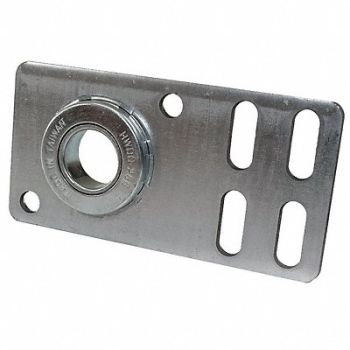 AMERICAN GARAGE DOOR SUPPLY Bearing Flat End Plate 10 Ga 5-5/8 PR1, 36R853