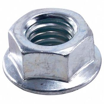 AMERICAN GARAGE DOOR SUPPLY Flanged Serrated Hex Nut SS PK16, 36R919