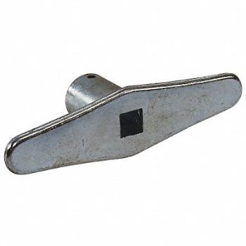 AMERICAN GARAGE DOOR SUPPLY Inside T Handle Zinc For 5/16 In Shaft, 36R937
