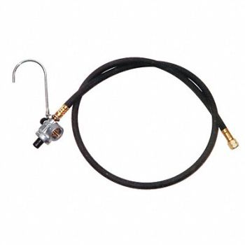 SIEVERT Gas Hose and Regulator 1/4 ID x 4 ft., 36RA55