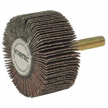 WEILER Flap Wheel 3 in Dia 1 in W 60 Grit, 36RD21