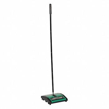 BISSELL COMMERCIAL Stick Sweeper 9-1/2 Cleaning Path W, 36RE56