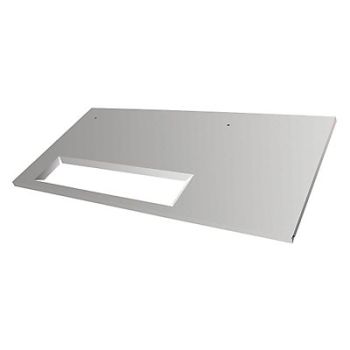 ICE-O-MATIC Bin Top Kit Stainless Steel 48in.W Gray, 36RF92