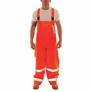 TINGLEY K7317 Arc Flash Rain Overall Cat 2 Orange XL, 36RR20