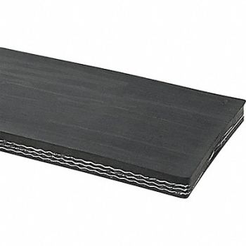 APACHE INC. Conveyor Belt 3Ply 330 Ntrle Blk 72InW, 36RT55