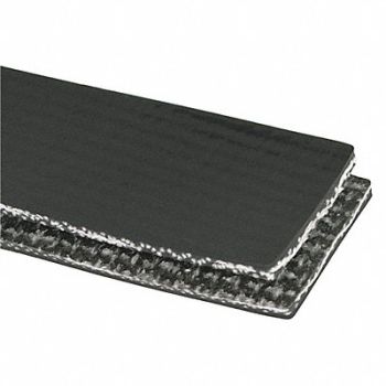 APACHE INC. Conveyor Belt Intrwvn 120 PVC Blk 72InW, 36RU22