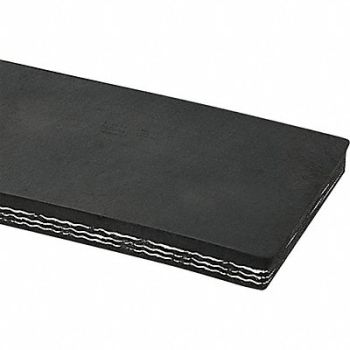 APACHE INC. Conveyor Belt 3Ply 330 Ntrle Blk 72InW, 36RU37