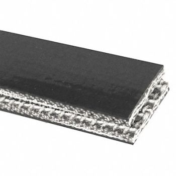 APACHE INC. Conveyor Belt Intrwvn 200 PVC Blk 72InW, 36RW19