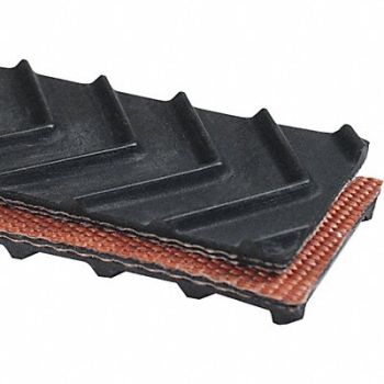 APACHE INC. Conveyor Belt 2Ply 220 SBR Blk 30InW, 36RY75