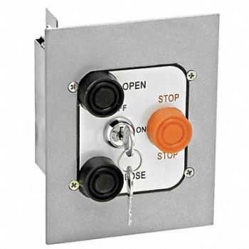 AMERICAN GARAGE DOOR SUPPLY Control Station 3 Buttons Flush Mount, 36T002