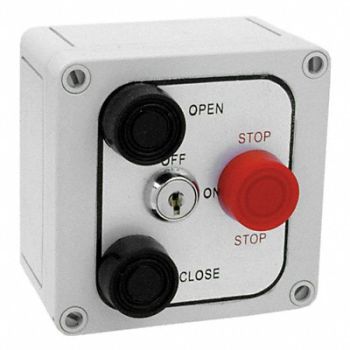 AMERICAN GARAGE DOOR SUPPLY Control Station 3 Buttons Nema 4X, 36T011