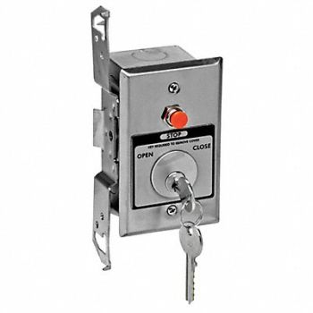 AMERICAN GARAGE DOOR SUPPLY Keyswitch 2 Buttons Tamperproof, 36T018