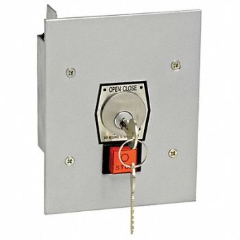 AMERICAN GARAGE DOOR SUPPLY Keyswitch 2 Buttons With Stop, 36T020