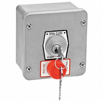 AMERICAN GARAGE DOOR SUPPLY Keyswitch Surface Mount NEMA Rating 4, 36T026