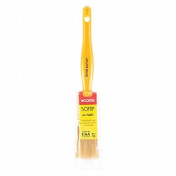 WOOSTER Paint Brush 1 Flat Sash Synthetic Soft, 36T199