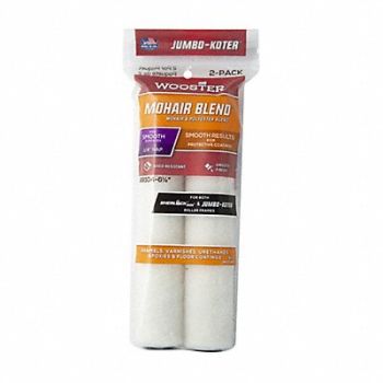 WOOSTER Mini Rollers 6 1/2 L 1/4 Nap Mohair PK2, 36T239
