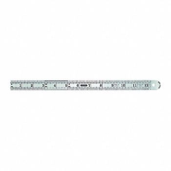 GENERAL TOOLS Precision 12 Flex Steel Rule, 36T332