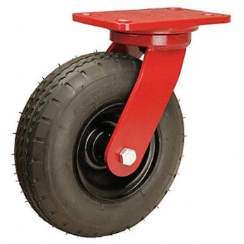 HAMILTON Plate Cstr w/ Pneumatic Whls Swvl 330lb, 36T705