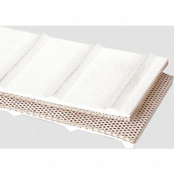APACHE INC. Conveyor Belt 3Ply 150 Ntrle Wht 72InW, 36TE95