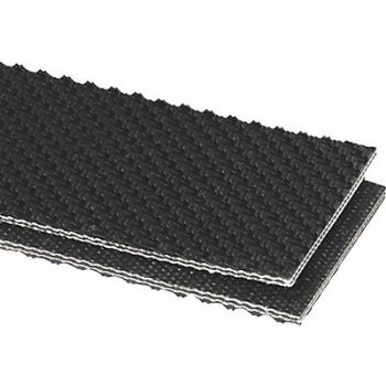 APACHE INC. Conveyor Belt 2Ply 100 PVC Blk 72InW, 36TF11
