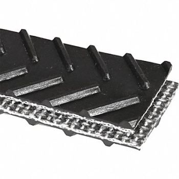 APACHE INC. Conveyor Belt Intrwvn 120 PVC Blk 72InW, 36TG62