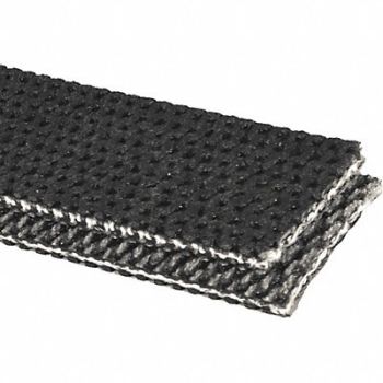 APACHE INC. Conveyor Belt Intrwvn 200 PVC Blk 72InW, 36TH38